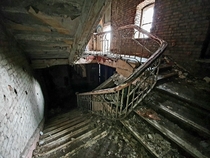 Abandoned theatre in Manchester England The stairs are incredibly risky in its current condition 