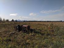 Abandoned tractor in Gustavus AK
