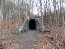 Abandoned train tunnel MA 