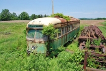 Abandoned Trolley Car Philadelphia by Mark Szilagyi  more in comments