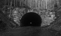 Abandoned tunnel at the end of The Road to Nowhere - Bryson City NC