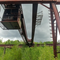 Abandoned  um metal structure Vermont