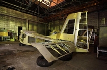 Abandoned workshop of the design bureau of the Moscow Aviation Institute