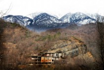 Abendoned miners settlement in East Abkhazia 