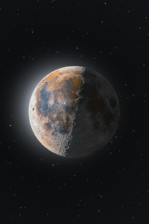 Absolutely amazing Composite Image of a Waning Moon - Credit to uDomCraggoo