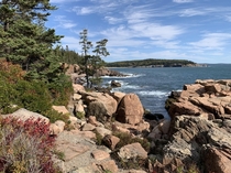 Acadia Nationalpark directly located on the East coast of the USA 