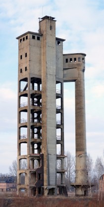 Acid Tower in Zwickau Germany - former paper factory 