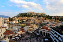 Acropolis hill Athens 