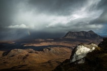 Across Assynt - looking out over the Scottish Highlands  by Duncan Fawkes