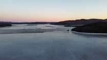 Aerial shot of my Favorite Lake in Canada  x