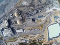 Aerial view of the MATSA mine owned by JV partners Mubadala and Trafigura - Andalucia Spain 
