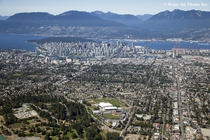 Aerial View of Vancouver British Columbia 