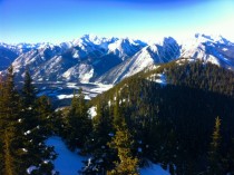 After a  hour hike up Sulphur Mountain AB - my favourite place in the world so far  x 