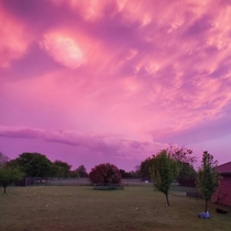 After a thunderstorm No filter Central Texas