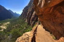 After seeing two Angels Landing pictures on the front page I figured Id share mine 