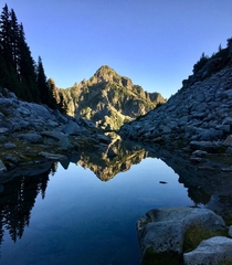 Afternoon reflection near Vesper Peak WA OC x