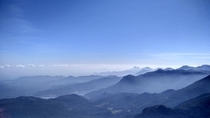 Agastyarkoodam peak in kerala Blue ridge mountains 