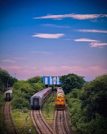 Ajni rail yard Nagpur India