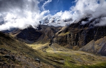 Akamani Highlands near the Bolivia-Peru Border and Curva Valley  by Matthew Garrison