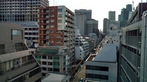 Akasaka Tokyo from a th floor balcony 
