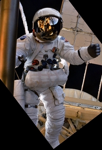 Alan Bean Apollo  Lunar Module Pilot During Skylab EVA 