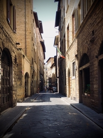 Alleyways in Florence Italy