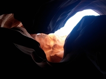Almost abstract rocks  Antelope Canyon