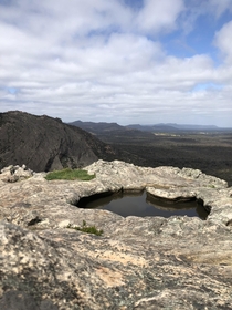Almost at the top of Hollow Mountain Victoria Australia 