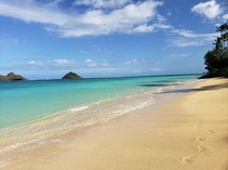 Aloha from Lanikai beach Oahu  x