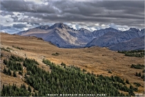 Alpine Tundra Ecosystem of Rocky Mountain National Park Colorado 