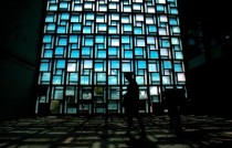 Amazing airport stain glass window in UN Buffer Zone of Cyprus Abandoned since   Xpost from rpics