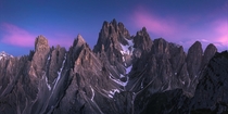 Amazing Alpen Glow in the Dolomites OC 