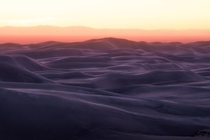 Amazing colors at sunset in Great Sand Dunes National Park Colorado 