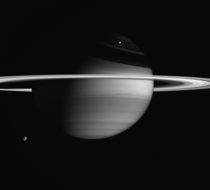 Amazing view of Saturn captured by the Cassini spacecraft 