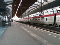 Amsterdam Bijlmer Arena station The Netherlands with a diverted Thalys to France 