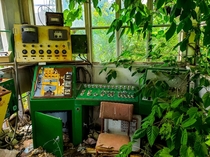 An abandoned control room at a Old Asphalt Plant in LaSalle IL 