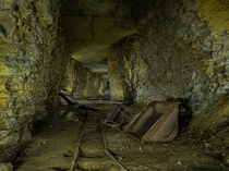 An abandoned dolomite mine I found last weekend