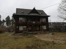 An abandoned house in Augustw Poland