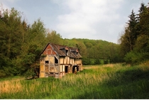 An abandoned house in the Haugh Woods Herefordshire 