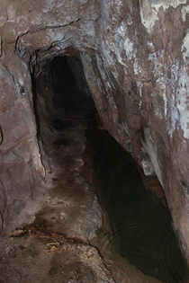An abandoned mine tunnel