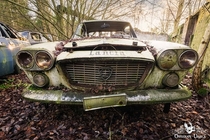 An abandoned s Lancia Flavia in Belgium 