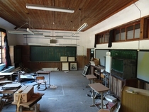 An abandoned school in rural Japan Built in the s abandoned c 