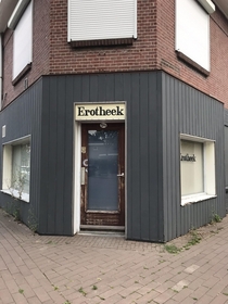 An abandoned sexshop in Tilburg the Netherlands