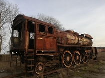 An abandoned steam engine Ek Poland