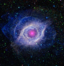 An Amazing View Of A Dying Star Unraveling Into Space  Light Years Away Called The Helix Nebula