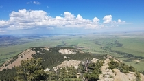 An amazing view on top of the Tooth of Time Philmont scout ranch New Mexico US 