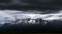 An Angry Gloom Blanketing the Mat-Su Valley Near Palmer Alaska 
