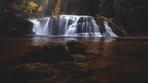 An Autumn Lower Lewis Falls - Washington US 