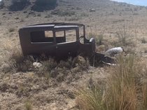 An early-model car left not too far from the area of my first post Union Co NM