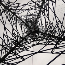 An Electricity Tower from beneath 